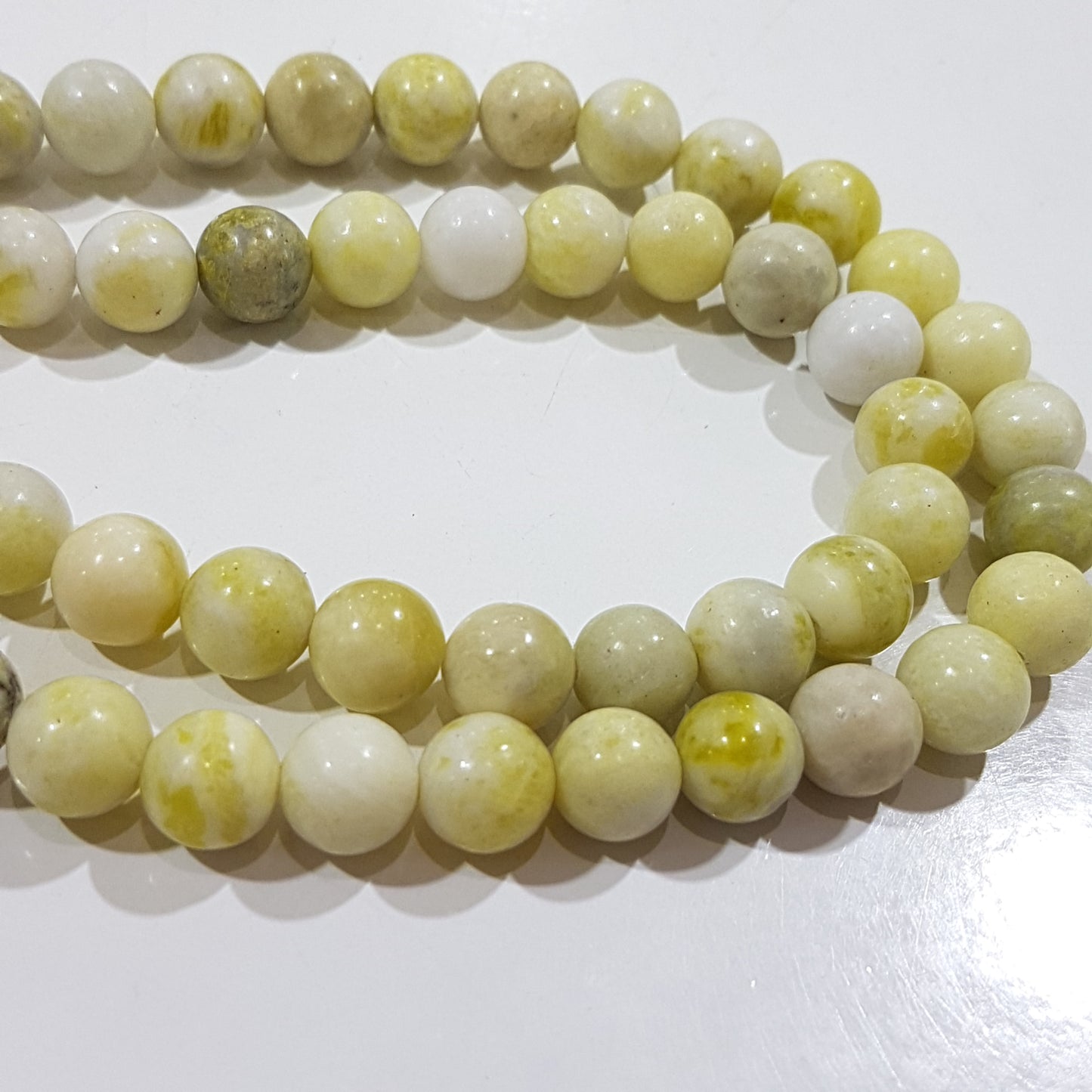 8mm Serpentine Gemstone Beads
