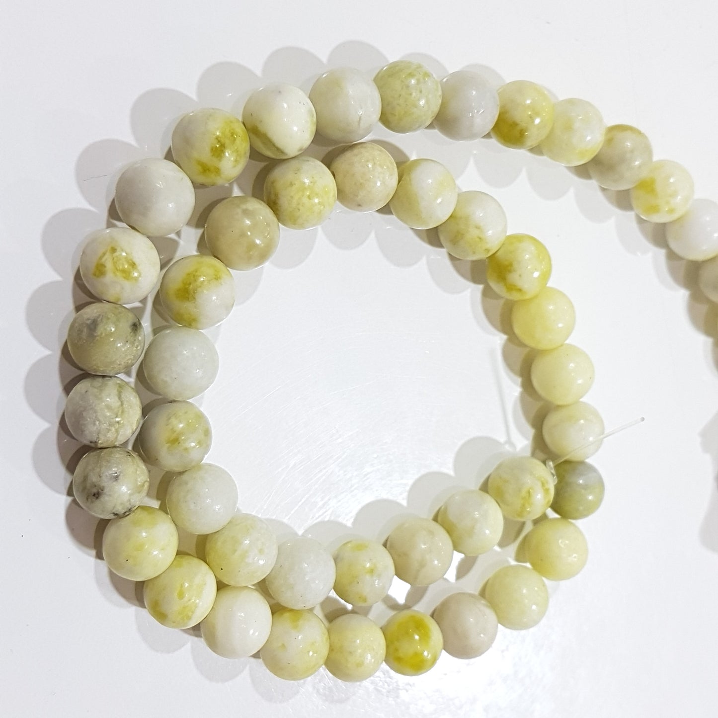 8mm Serpentine Gemstone Beads