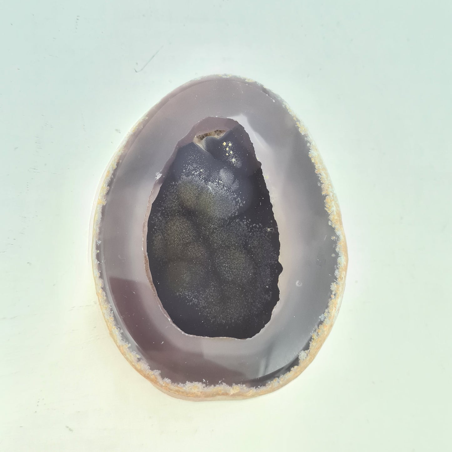 Natural Agate Pot with Lid