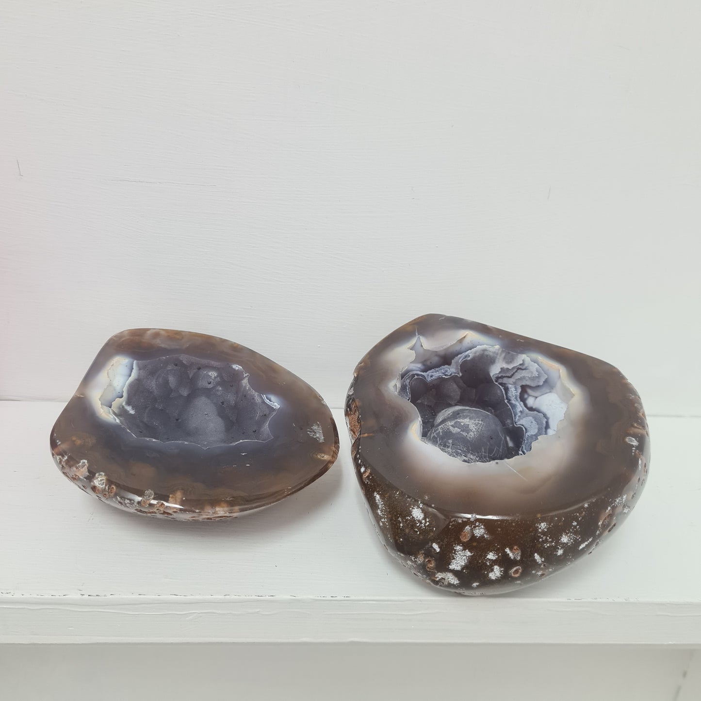Natural Agate Pot with Lid
