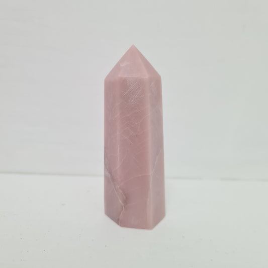 Pink Opal Gemstone Point