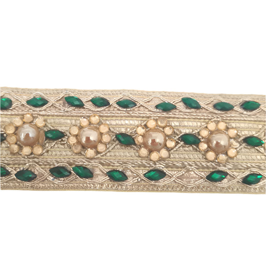 Green and Gold Indian Trim