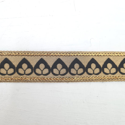 Black and Gold Indian Trim