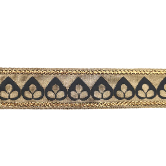 Black and Gold Indian Trim