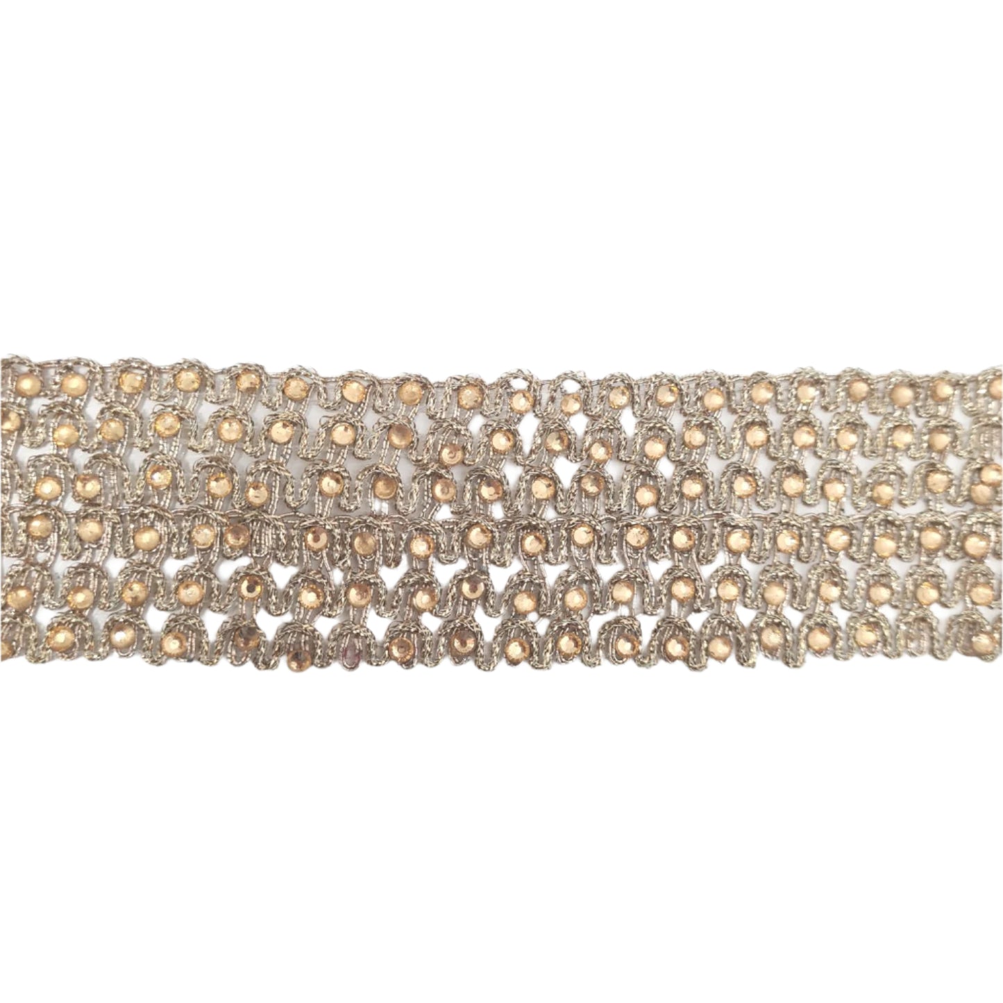 Gold Gem Encrusted Indian Trim