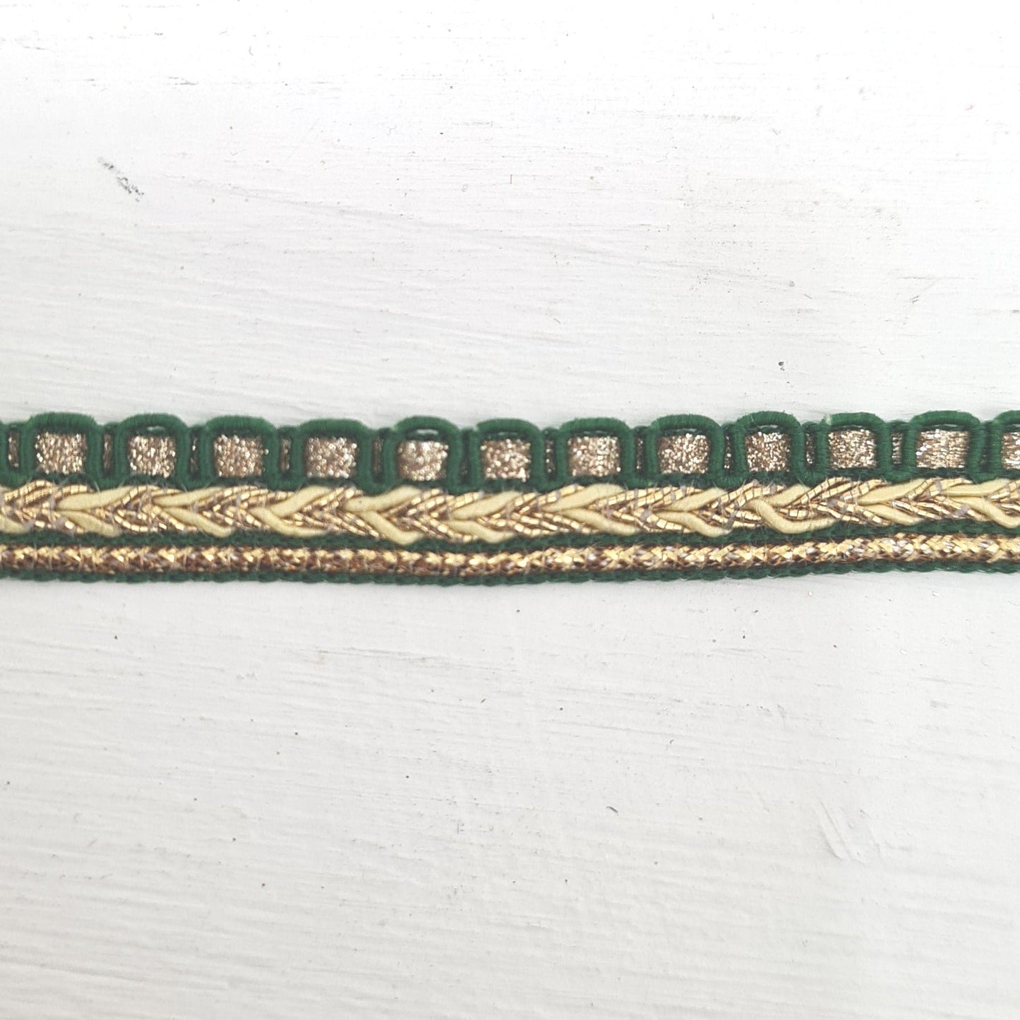 Green and Gold Indian Trim