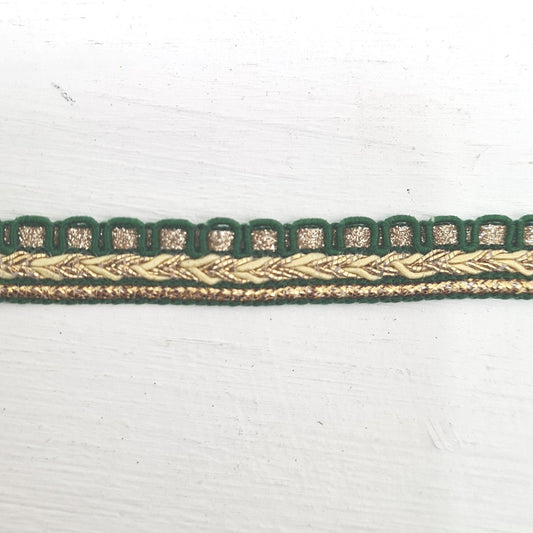 Green and Gold Indian Trim