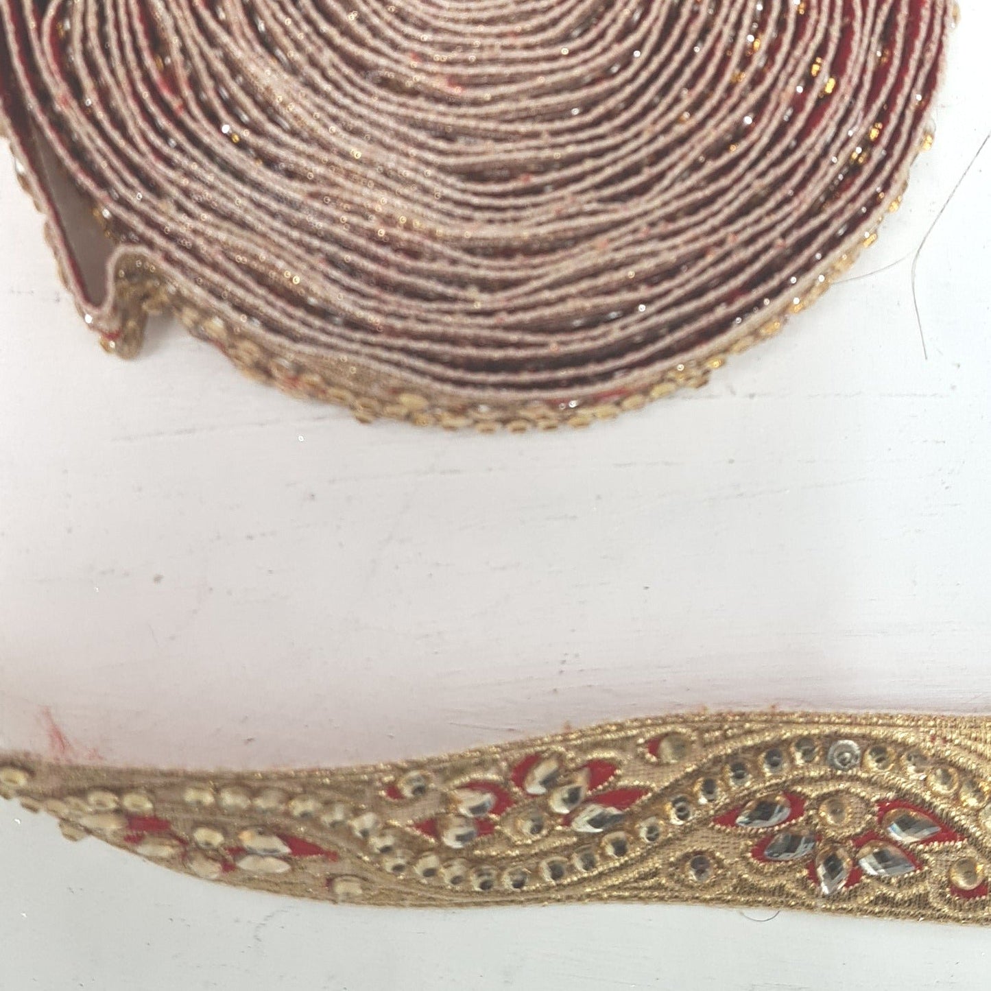 Red and Gold Indian Trim