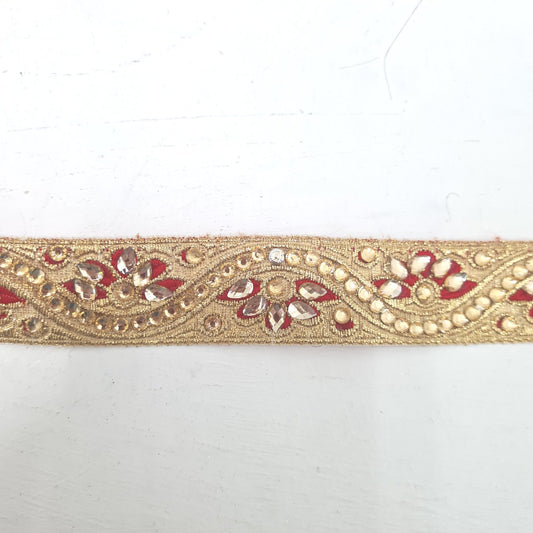 Red and Gold Indian Trim