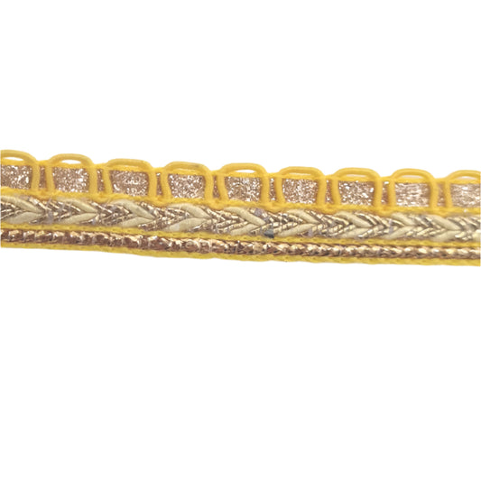 Yellow and Gold Indian Trim