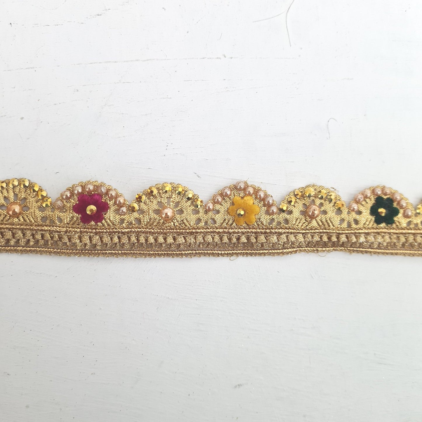 Gold Colourful Indian Trim