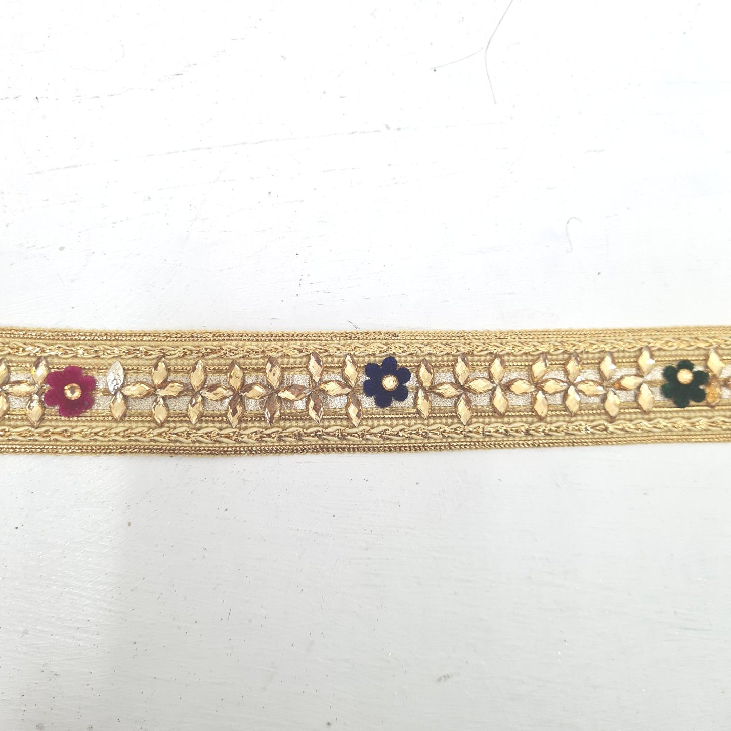 Gold Colourful Indian Trim