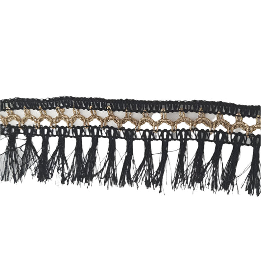 Black Tassel Trim