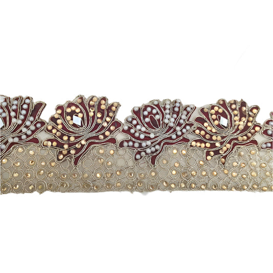 Rose & Pearl Trim