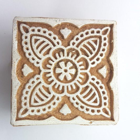 Square Indian Block Stamp