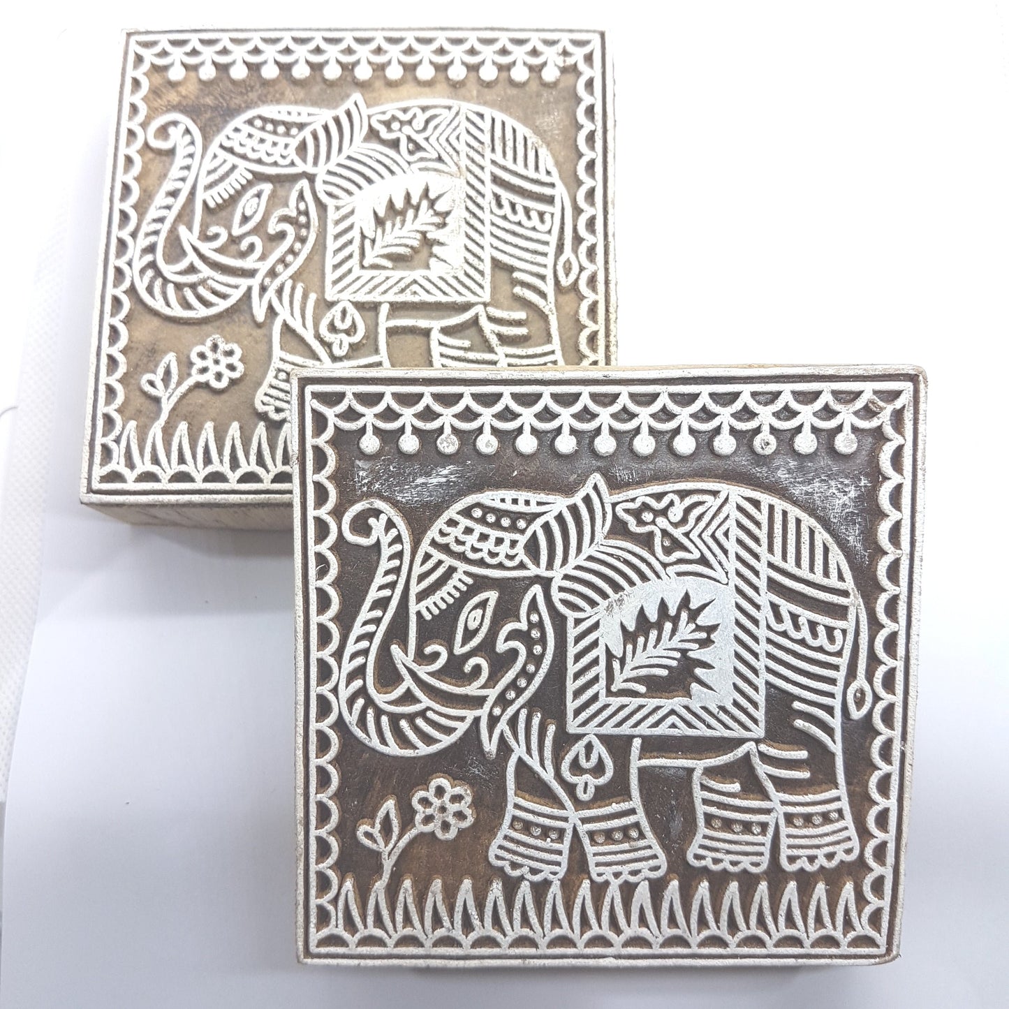 Large Elephant Block Stamp