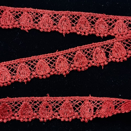 Red Lace Trim