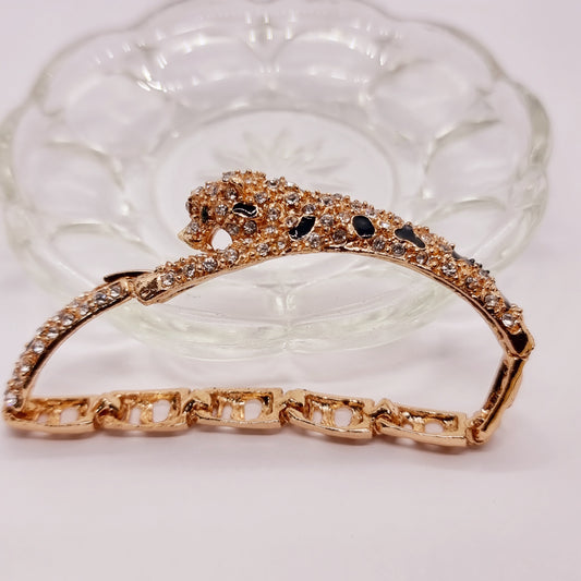 Rhinestone Cheetah Bracelet