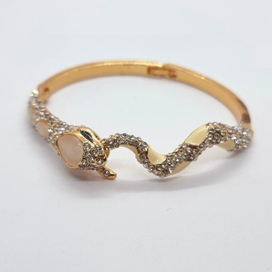 Rhinestone Snake Bracelet