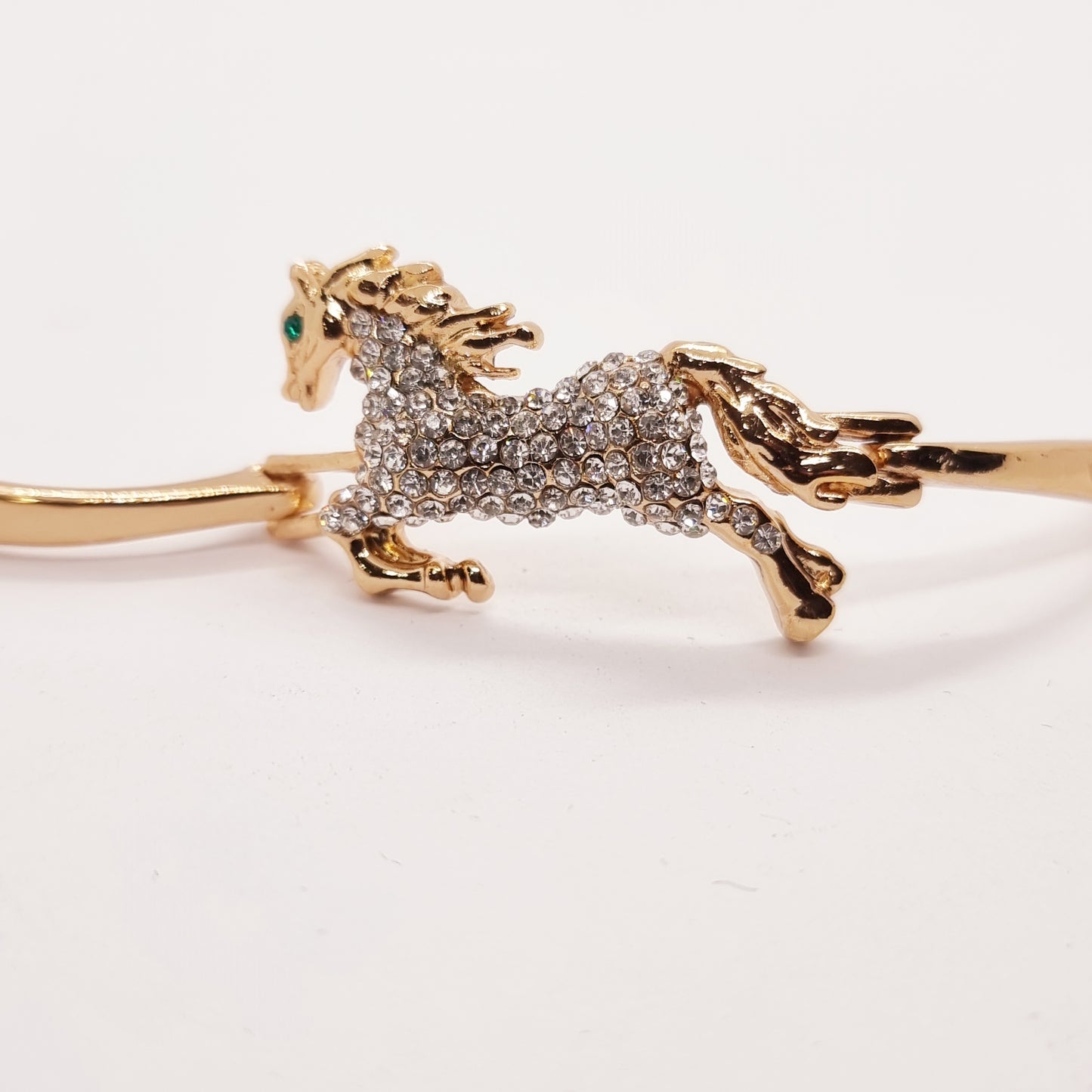 Rhinestone Horse Bracelet