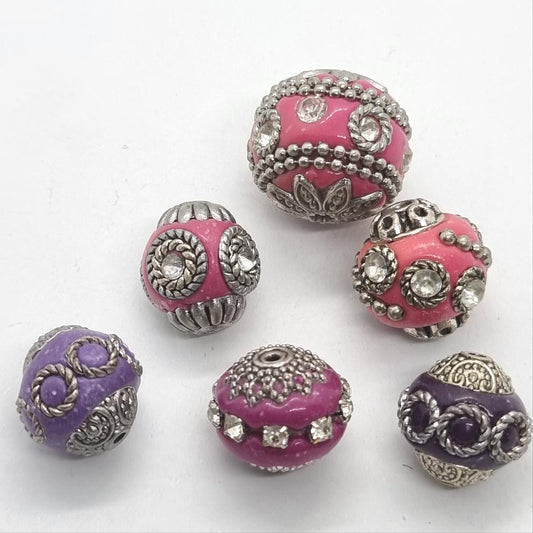 Mixed Lot Kashmiri Beads