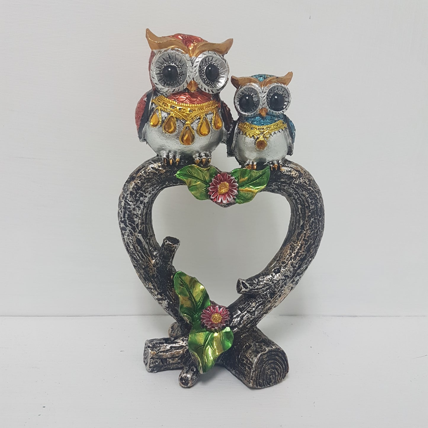 Family of 2 Owl Figurine