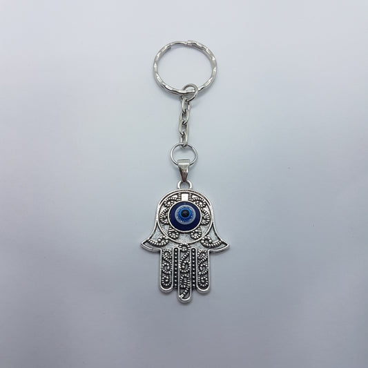 Hamsa Hand Evil Eye Keychain