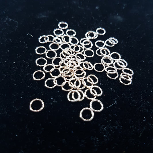100pc 5mm Rose Gold Jump Rings