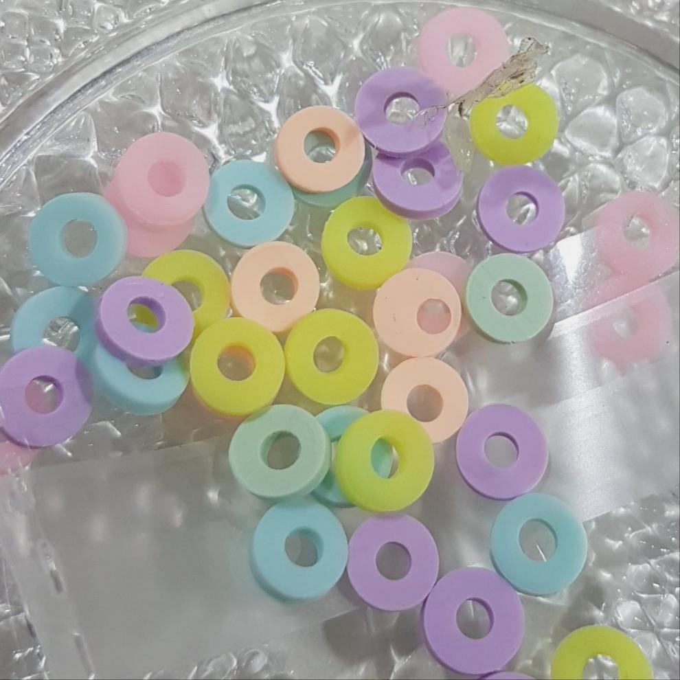 150pc Clay Spacer beads
