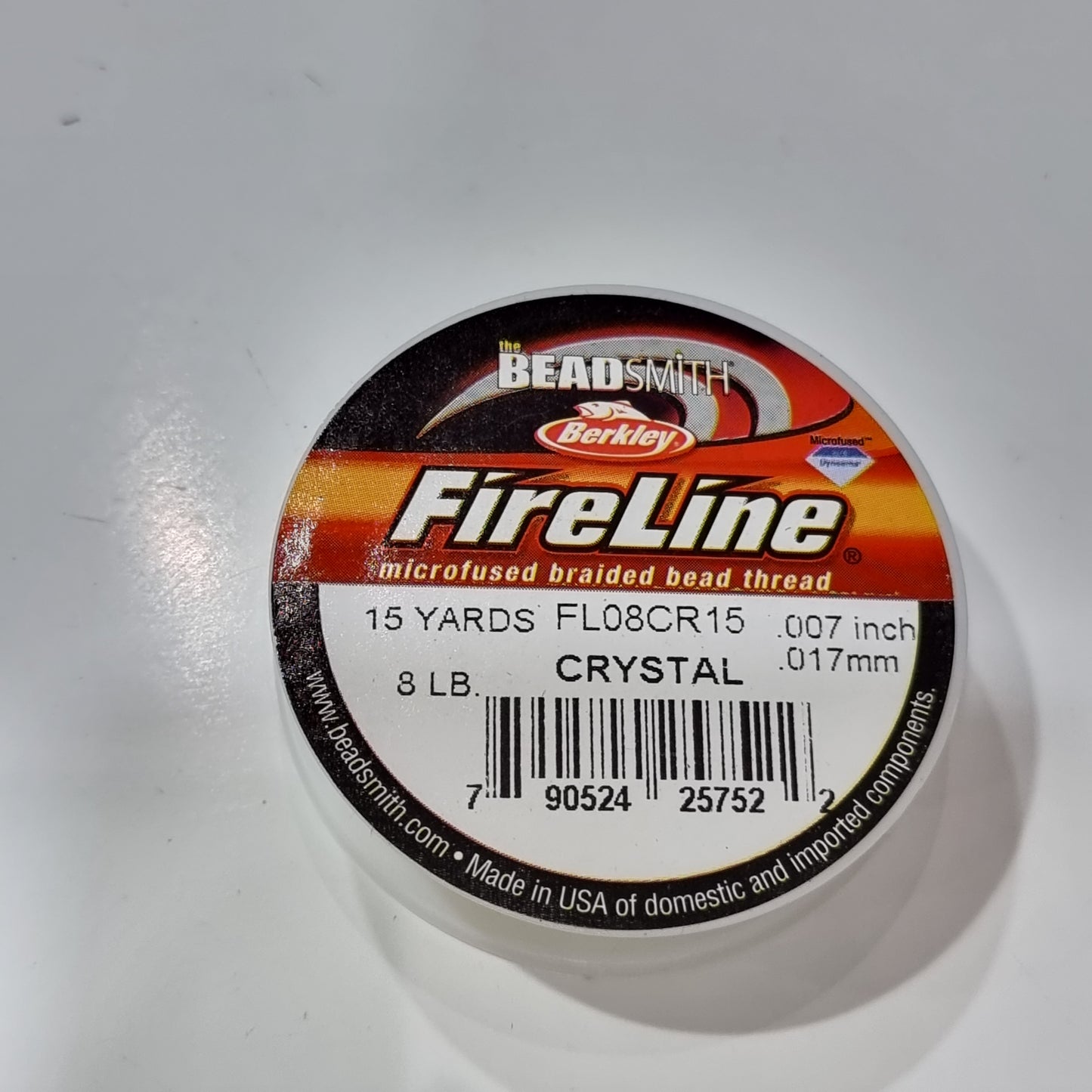 8lb Fireline Crystal Thread 15 Yards