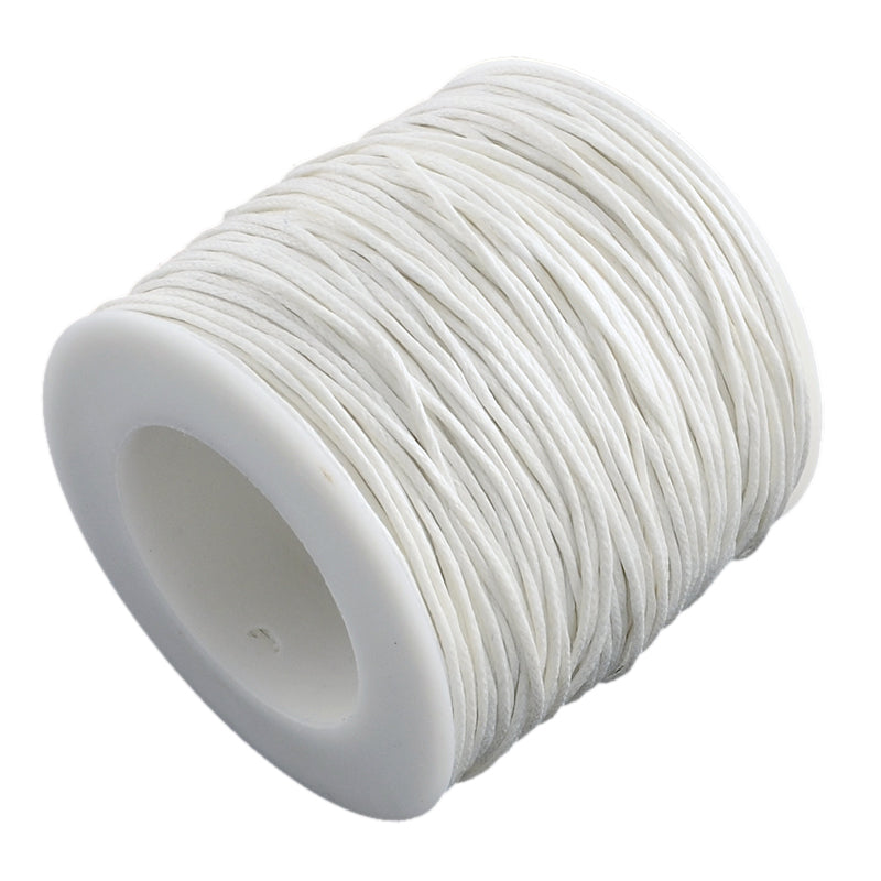 1M White Cotton Cord