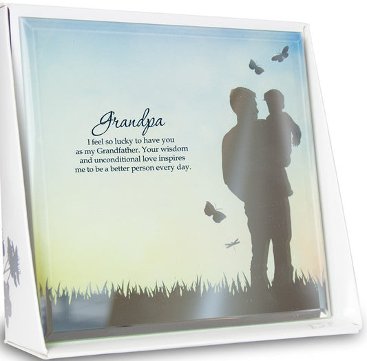 Grandpa Mirror Plaque