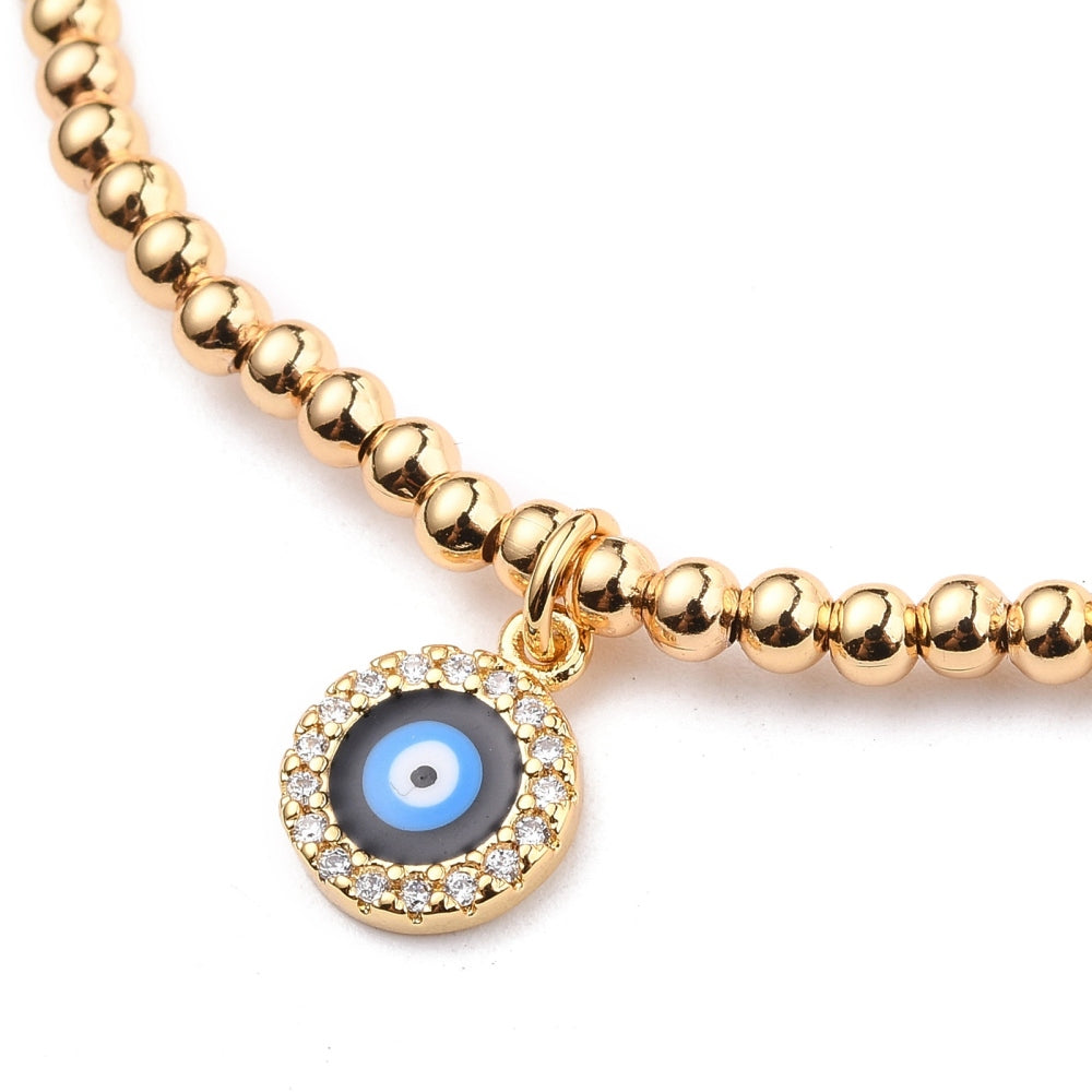 2pc Evil Eye Stretch Bracelets