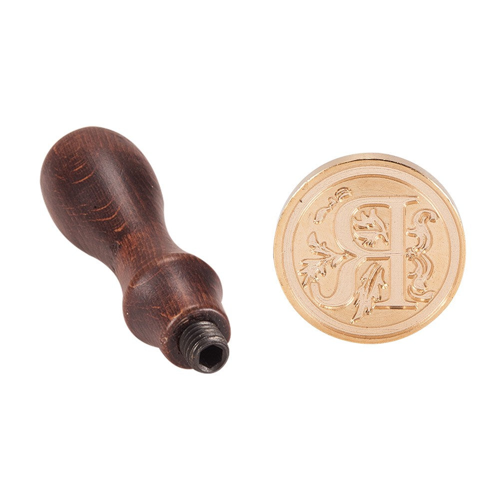 Letter R Brass Wax Seal Stamp