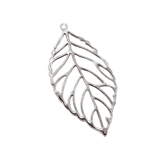 5cm Silver Leaf Pendant