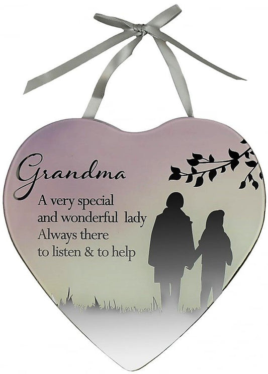 Reflections Of The Heart Mirror Plaque Grandma