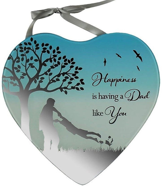 Reflections Of The Heart Mirror Plaque Dad