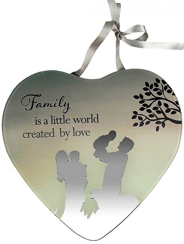 Reflections Of The Heart Mirror Plaque Family