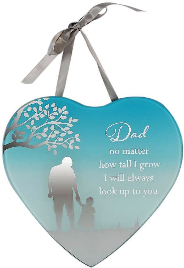 Reflections Of The Heart Mirror Plaque Dad