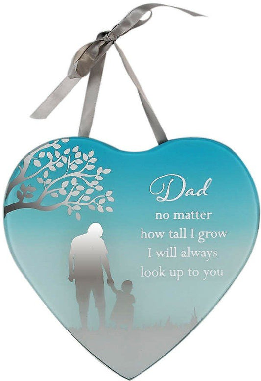 Reflections Of The Heart Mirror Plaque Dad
