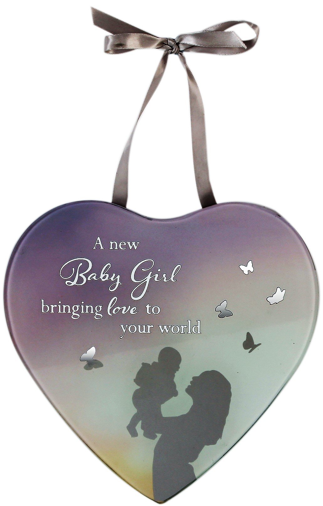Reflections Of The Heart Mirror Plaque Baby Girl