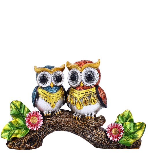 Family Owl Figurine