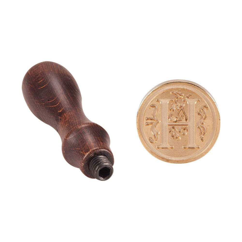 Letter H Brass Wax Seal Stamp