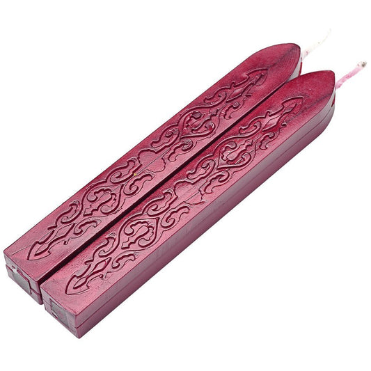 Wine Red Wax Stick with Wick