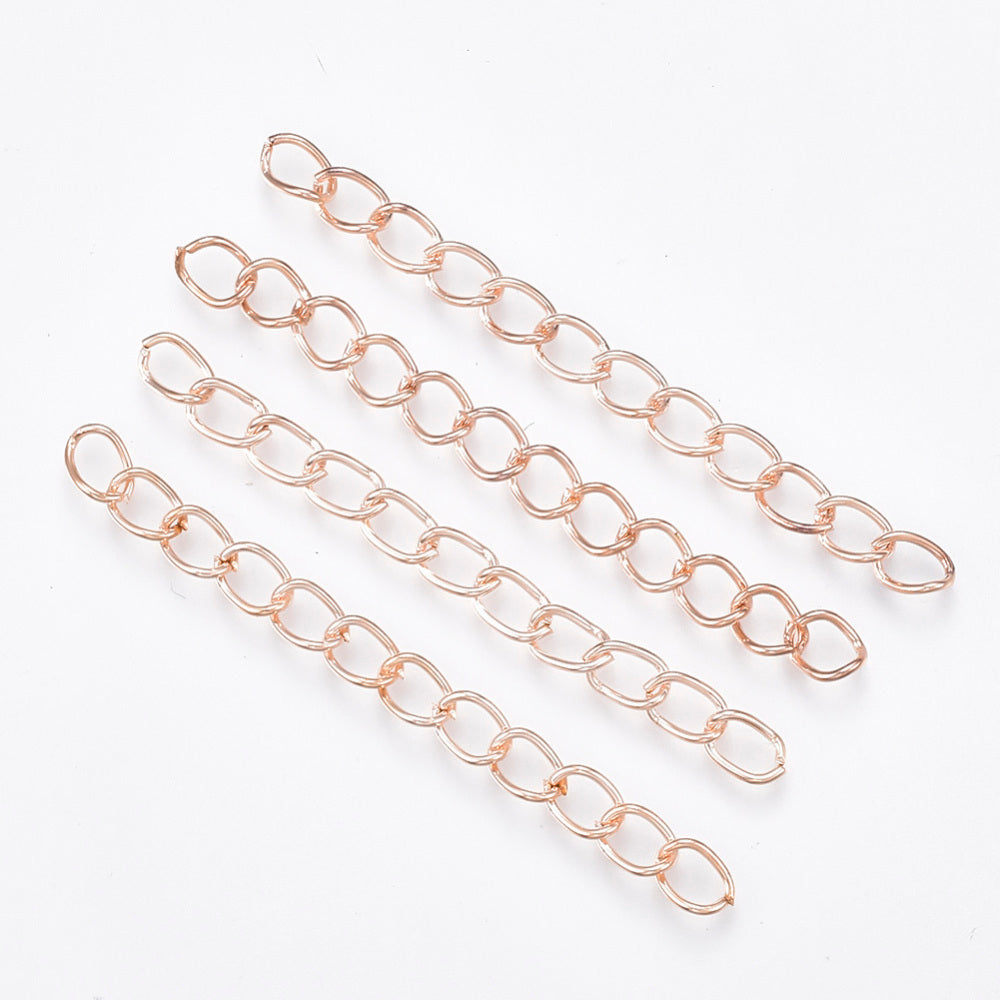 10pc Rose Gold Extension Chain