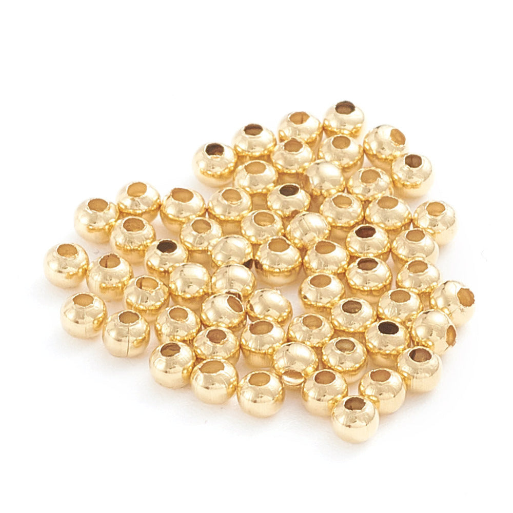 100pc 304 Stainless Steel Gold Spacers