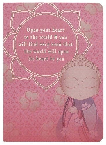Little Buddha Notebook - Open Your Heart