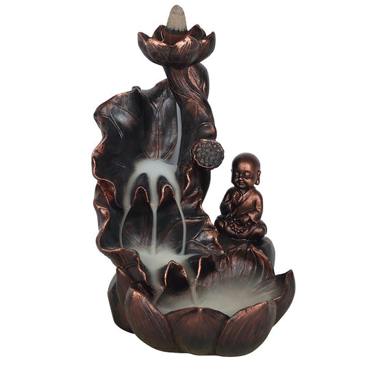 Lotus and Buddha Backflow Incense Burner