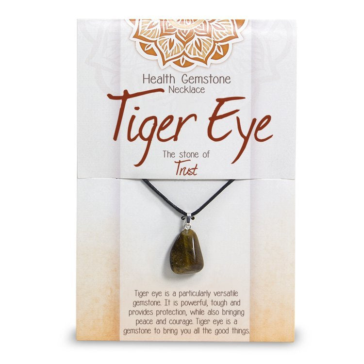 Tiger's Eye Gemstone Necklace