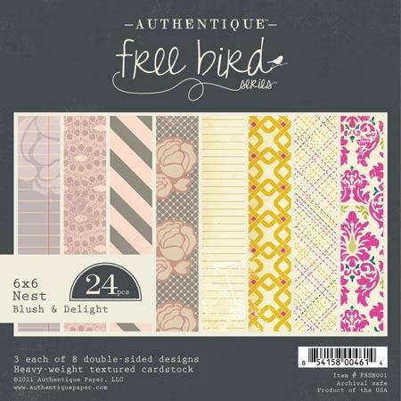 Authentique - Blush & Delight - 6x6 Paper Pad